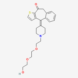 molecular formula C24H29NO4S B1615377 Etolotifen CAS No. 82140-22-5