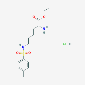 B161538 Ethyl 2-amino-6-{[(4-methylphenyl)sulfonyl]amino}hexanoate, chloride CAS No. 132567-23-8
