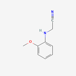molecular formula C9H10N2O B1615388 ACETONITRILE, o-ANISIDINO- CAS No. 28354-25-8