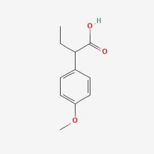 molecular formula C11H14O3 B1615389 2-(4-Methoxyphenyl)butanoic acid CAS No. 29644-99-3