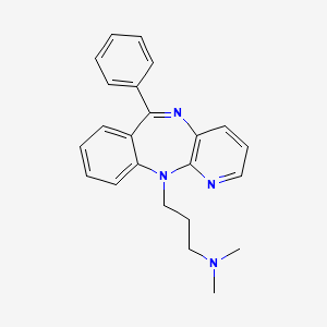 molecular formula C23H24N4 B1615395 坦普拉明 CAS No. 83166-17-0