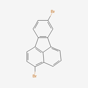 molecular formula C16H8Br2 B1615401 3,8-Dibromofluoranthene CAS No. 6376-56-3