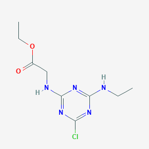molecular formula C9H14ClN5O2 B1615406 乙基艾格林纳嗪 CAS No. 6616-80-4