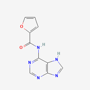molecular formula C10H7N5O2 B1615440 N-(7H-purin-6-yl)furan-2-carboxamide CAS No. 65316-39-4