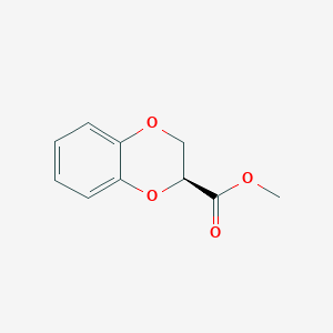 molecular formula C10H10O4 B1615442 methyl (3S)-2,3-dihydro-1,4-benzodioxine-3-carboxylate CAS No. 650597-66-3