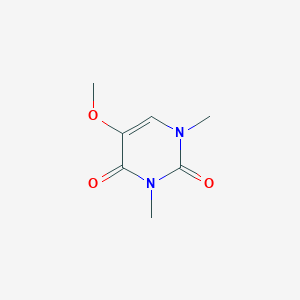 molecular formula C7H10N2O3 B1615445 5-Methoxy-1,3-dimethyl-2,4(1H,3H)-pyrimidinedione CAS No. 59264-10-7