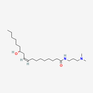 molecular formula C23H46N2O2 B1615461 Ricinoleamidopropyl dimethylamine CAS No. 20457-75-4