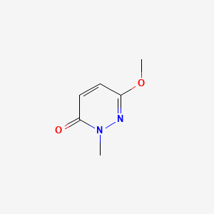 molecular formula C6H8N2O2 B1615476 3(2H)-Pyridazinone, 6-methoxy-2-methyl- CAS No. 7154-81-6