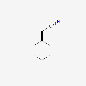 molecular formula C8H11N B1615479 Cyclohexylideneacetonitrile CAS No. 4435-18-1