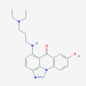 B161548 5-((3-Diethylamino)propyl)amino-8-hydroxy-6H-imidazo(4,5,1-de)acridin-6-one CAS No. 138154-43-5