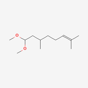 molecular formula C12H24O2 B1615484 8,8-Dimethoxy-2,6-dimethyloct-2-ene CAS No. 923-69-3