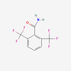 molecular formula C9H5F6NO B1615487 2,6-Bis(trifluoromethyl)benzamide CAS No. 24821-23-6