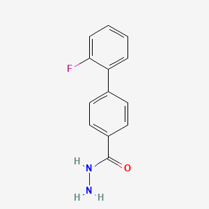 molecular formula C13H11FN2O B1615488 2'-Fluoro[1,1'-biphenyl]-4-carbohydrazide CAS No. 259269-90-4