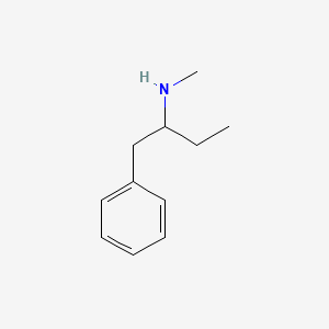 molecular formula C11H17N B1615502 2-Methylamino-1-phenylbutane CAS No. 84952-60-3