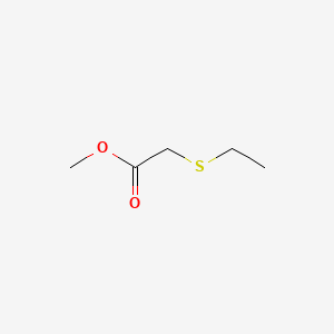 molecular formula C5H10O2S B1615504 Methyl 2-ethylsulfanylacetate CAS No. 20600-64-0