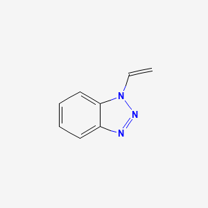 molecular formula C8H7N3 B1615508 1H-Benzotriazole, 1-ethenyl- CAS No. 2764-84-3