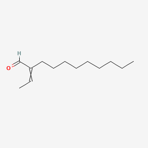 molecular formula C13H24O B1615533 Undecanal, 2-ethylidene- CAS No. 6720-16-7
