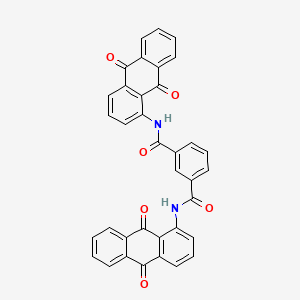 molecular formula C36H20N2O6 B1615543 N,N'-Bis(9,10-dihydro-9,10-dioxo-1-anthryl)isophthaldiamide CAS No. 3627-47-2