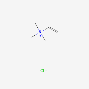 molecular formula C5H12ClN B1615551 三甲基（乙烯基）氯化铵 CAS No. 6018-82-2