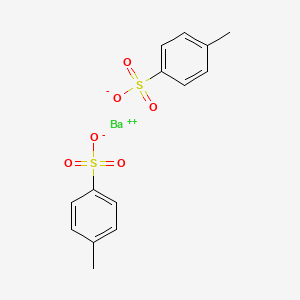 molecular formula C14H14BaO6S2 B1615552 Barium di(toluene-4-sulphonate) CAS No. 2090-08-6