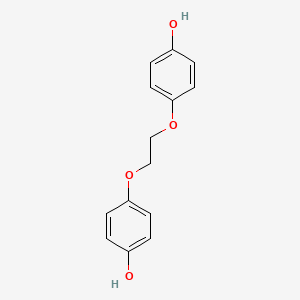 molecular formula C14H14O4 B1615592 1,2-Bis(4-hydroxyphenoxy)ethane CAS No. 24209-90-3