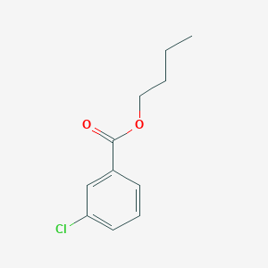 molecular formula C11H13ClO2 B1615595 Benzoic acid, 3-chloro, butyl ester CAS No. 63987-54-2