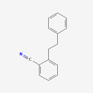 molecular formula C15H13N B1615605 2-Phenethylbenzonitrile CAS No. 5505-00-0