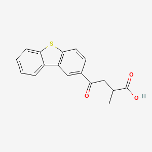 4-Dibenzothiophen-2-yl-2-methyl-4-oxobutanoic acid