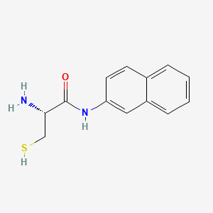 molecular formula C13H14N2OS B1615615 Cysteine-beta-naphthylamide CAS No. 65322-97-6