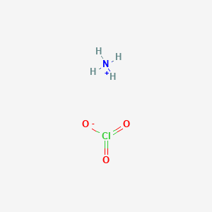 molecular formula NH4ClO3<br>ClH4NO3 B161562 氯酸铵 CAS No. 10192-29-7