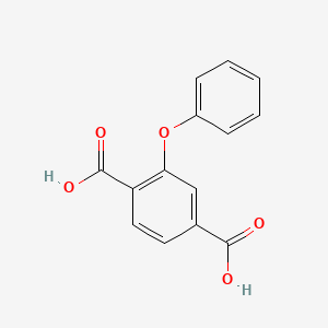 molecular formula C14H10O5 B1615625 2-Phenoxyterephthalic acid CAS No. 25539-20-2