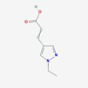 (2E)-3-(1-ethyl-1H-pyrazol-4-yl)acrylic acid