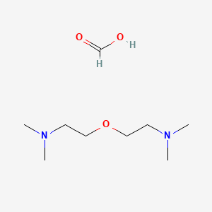 molecular formula C9H22N2O3 B1615641 Formic acid, compd. with 2,2'-oxybis[N,N-dimethylethanamine] (1:1) CAS No. 51390-19-3