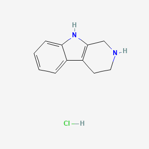 molecular formula C11H13ClN2 B1615647 2,3,4,9-tetrahydro-1H-pyrido[3,4-b]indole hydrochloride CAS No. 58911-02-7
