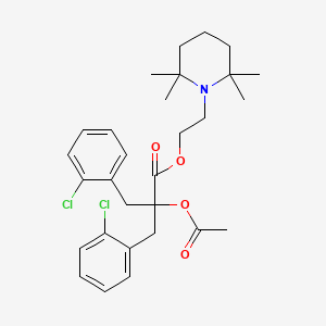 molecular formula C29H37Cl2NO4 B1615649 Tefenperate CAS No. 77342-26-8