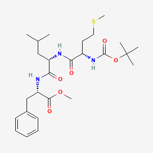 tert-Butyloxycarbonyl-methionyl-leucyl-phenylalanine methyl ester