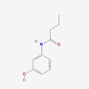 molecular formula C10H13NO2 B1615669 N-(3-hydroxyphenyl)butanamide CAS No. 21556-79-6