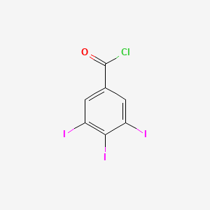 molecular formula C7H2ClI3O B1615670 3,4,5-Triiodobenzoyl chloride CAS No. 22205-68-1