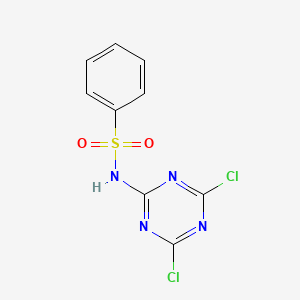 N-(4,6-Dichloro-1,3,5-triazin-2-yl)benzenesulphonamide