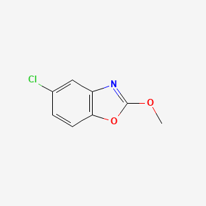 molecular formula C8H6ClNO2 B1615680 Benzoxazole, 5-chloro-2-methoxy- CAS No. 31080-68-9