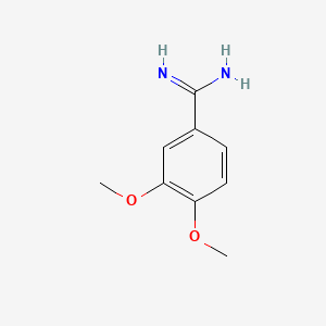 molecular formula C9H12N2O2 B1615685 3,4-Dimethoxy-benzamidine CAS No. 69783-31-9