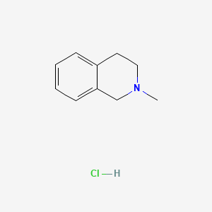 molecular formula C10H14ClN B1615687 2-Methyl-1,2,3,4-tetrahydroisoquinoline hydrochloride CAS No. 53112-33-7