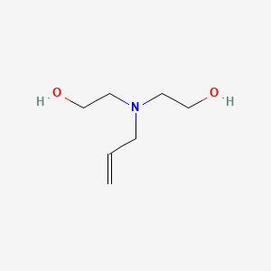 molecular formula C7H15NO2 B1615688 2-[Allyl(2-hydroxyethyl)amino]ethan-1-ol CAS No. 2424-05-7
