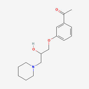 3'-((2-Hydroxy-3-piperidino)propoxy)acetophenone