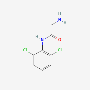 molecular formula C8H8Cl2N2O B1615701 2-Amino-N-(2,6-dichlorophenyl)acetamide CAS No. 67624-94-6
