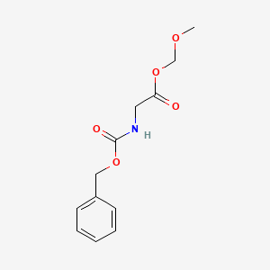 molecular formula C12H15NO5 B1615703 N-Carbobenzoxyglycine methoxymethyl ester CAS No. 77109-83-2