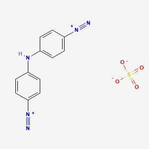 Benzenediazonium, 4,4'-iminobis-, sulfate (1:1)