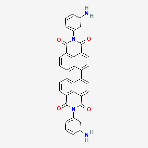 molecular formula C36H20N4O4 B1615708 2,9-Bis(3-aminophenyl)anthra(2,1,9-def:6,5,10-d'e'f')diisoquinoline-1,3,8,10(2H,9H)-tetrone CAS No. 32283-92-4