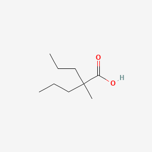 molecular formula C9H18O2 B1615717 2-Methyl-2-propylpentanoic acid CAS No. 31113-56-1