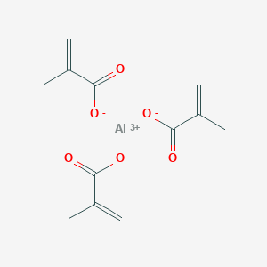 molecular formula C12H15AlO6 B1615735 Aluminium methacrylate CAS No. 21828-44-4
